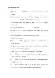 English Worksheet: Conditionals