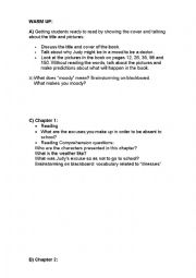 English Worksheet: JUDY MOODY