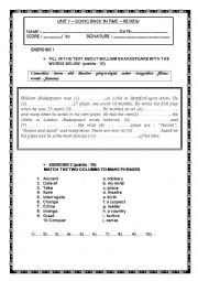 English Worksheet: review for young learners