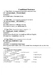 English Worksheet: The conditionals