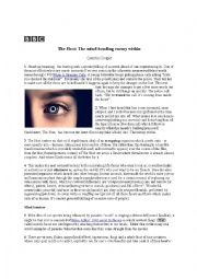 English Worksheet: The Host- A Reading Comprehension 