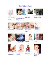 Baby Related Verbs 1