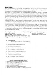 English Worksheet: Nicole kidman