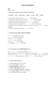 English Worksheet: present tense excercises