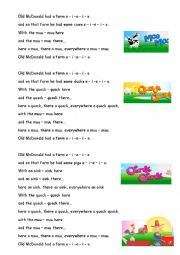 English Worksheet: Old McDonald