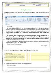 English Worksheet: Test