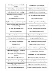 English Worksheet: Simple past-irregular verbs-MatchingGames