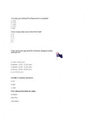 English Worksheet: australia quiz