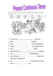 English Worksheet: holiday in japan