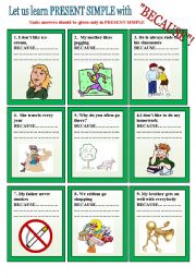 English Worksheet: Let us learn PRESENT SIMPLE using 