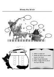 English Worksheet: winnie the witch