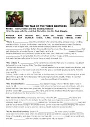 English Worksheet: The Tale of the Three Brothers