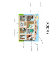 English Worksheet: parts of the house (2)