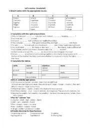 English Worksheet: Lets review module 6 , 9th form