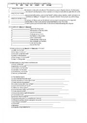 English Worksheet: There to be + Imperatives