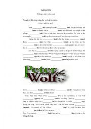 English Worksheet: Telling a story