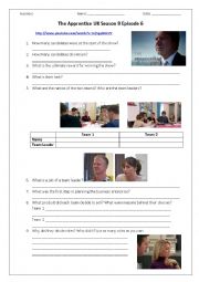 English Worksheet: The Apprentice A Small Business Idea