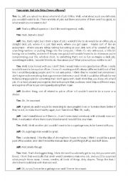 English Worksheet: Mid of term test n�3  3rd form