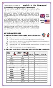 English Worksheet: READING COMPREHENSION