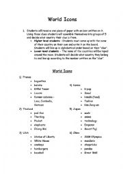 English Worksheet: World Travelers