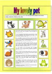 My lovely pet (2 pages)