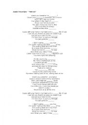 English Worksheet: Justin Timberlake - Mirrors