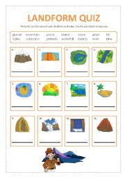 Landform Quiz