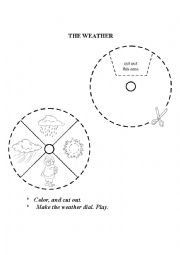 English Worksheet: the weather