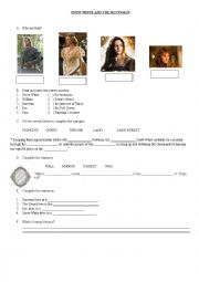 English Worksheet: Snow White and the Huntsman