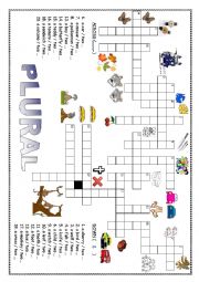 English Worksheet: Plural