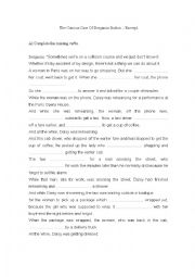 English Worksheet: Benjamin Button - Past Tenses