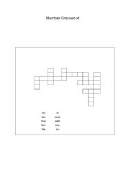 English Worksheet: NUMBERS