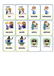 English Worksheet: Verg Game 2