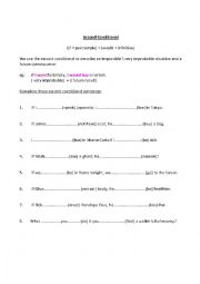 English Worksheet: Second conditional
