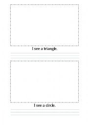 English Worksheet: I see a square!