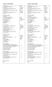 English Worksheet: thriller - Michael jackson