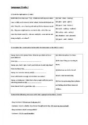 English Worksheet: writing about voluntary work