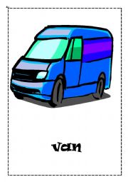 English Worksheet: Means of transportation