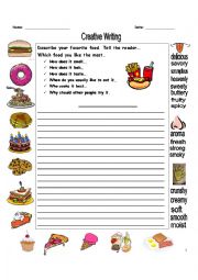 English Worksheet: Writing assignment