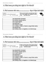 English Worksheet: STOP THE CLOCK!