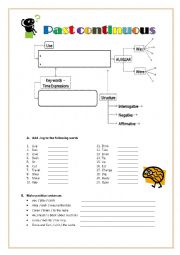 English Worksheet: Past Continuous Worksheet