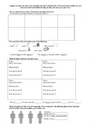 English Worksheet: A personal tour