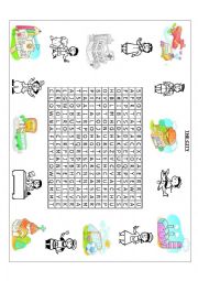 English Worksheet: Crossword The Ciyt