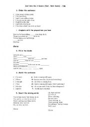 English Worksheet: Song activity - Pink 