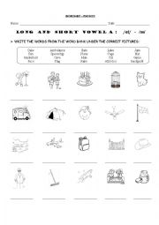 English Worksheet: phonics