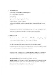 Letter to the friend, holidays description 