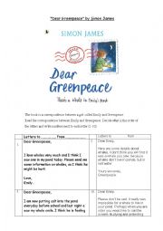 English Worksheet: Dear Greenpeace