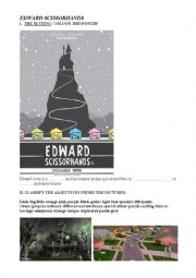 English Worksheet: edward scissorhands