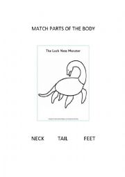 English Worksheet: Nessie the Loch Ness Monster