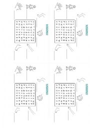 English Worksheet: body wordsearch